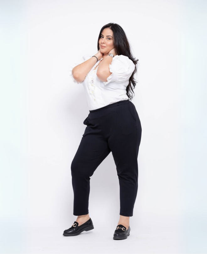 Pantalon Cheville en Interlock